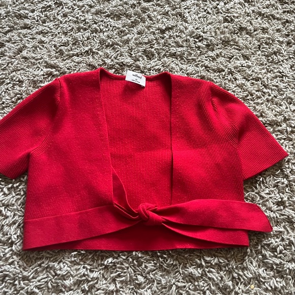 Wilfred Tops - 🩷 2/$25 Wilfred Vibrant Red Knit Top